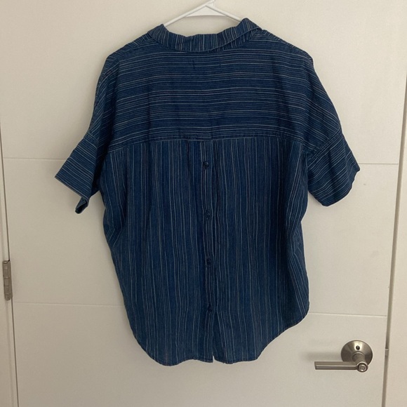 Madewell boxy navy shirt - Picture 5 of 5